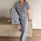 Grey check pyjama set